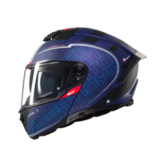 Casco MT Atom 2 SV Destiny C7 Azul Mate