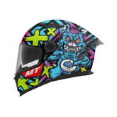 Casco MT Braker Sv Crazy Teddy Brillo