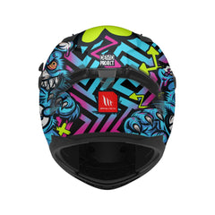 Casco MT Braker Sv Crazy Teddy Brillo