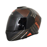 Casco Spartan Gecko Epic Gris Rojo