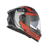 Casco Acerbis X-Way Graphic Naranja/ Gris
