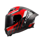 Casco LS2 FF807 DRAGON Solid Carbon 6k Trax