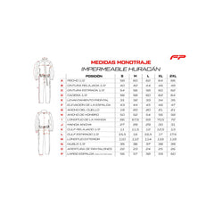 Impermeable Fireparts Monotraje Hurricane