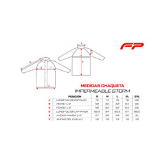 Impermeable Fireparts Storm Negro