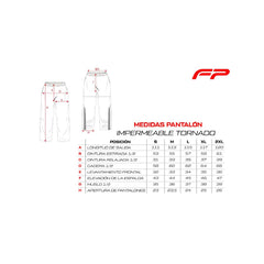 Impermeable Fireparts Tornado Negro Gris