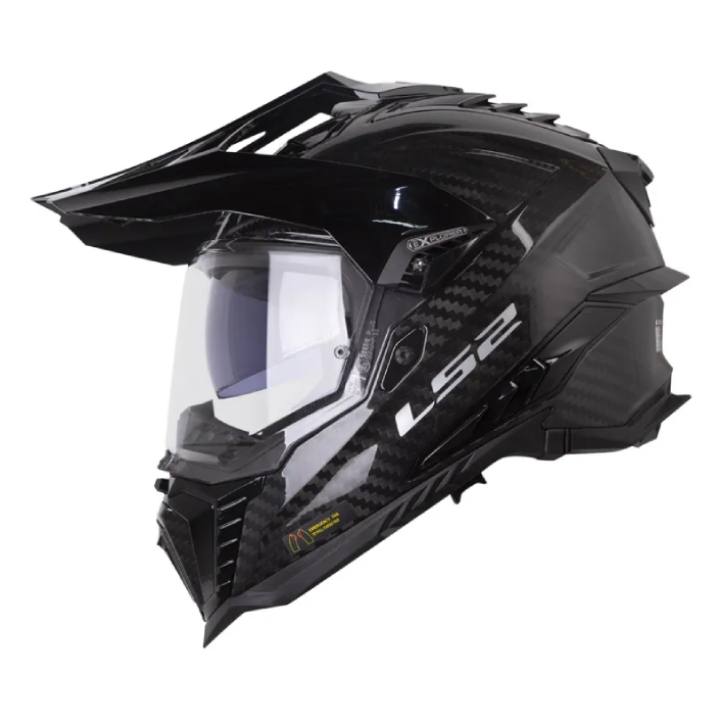 Casco LS2 MX701 Plus Carbón Solid Brillo