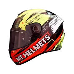 Casco MT Targo Zyfra Naranja