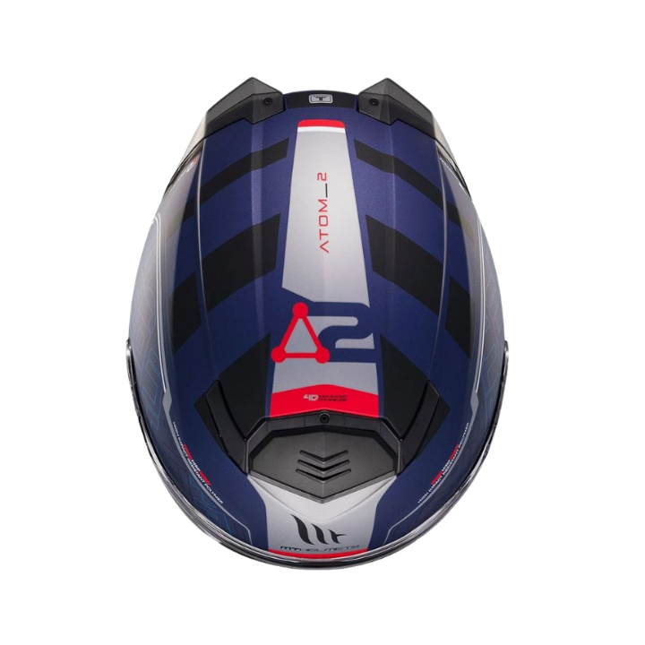 Casco MT Atom 2 SV Destiny C7 Azul Mate
