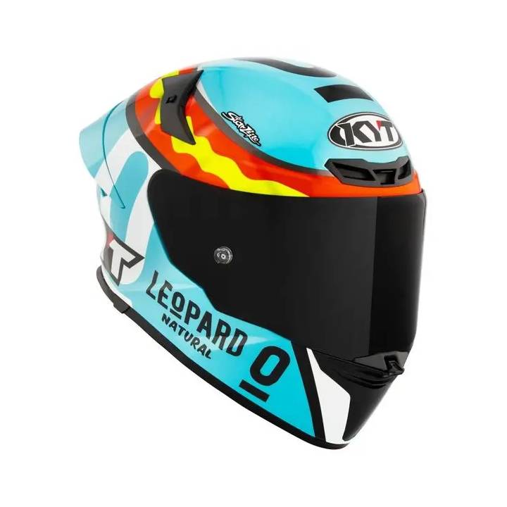 CASCO KYT TT REVO LEOPARD REPLICA SPANIAR