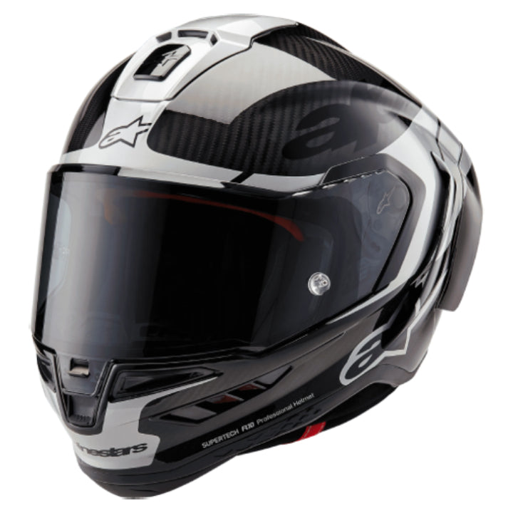 Casco Alpinestars Supertech R10 Team Negro/Plata