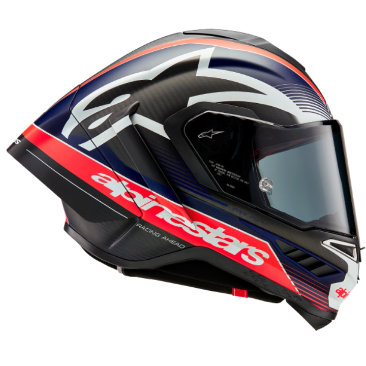 Casco Alpinestars Supertech R10 Team Negro/Rojo/Azul