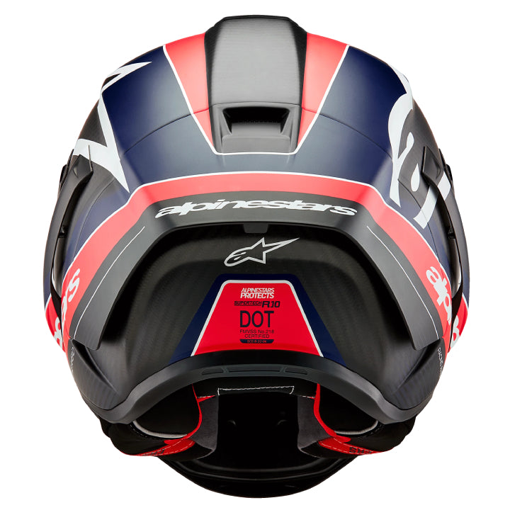 Casco Alpinestars Supertech R10 Team Negro/Rojo/Azul