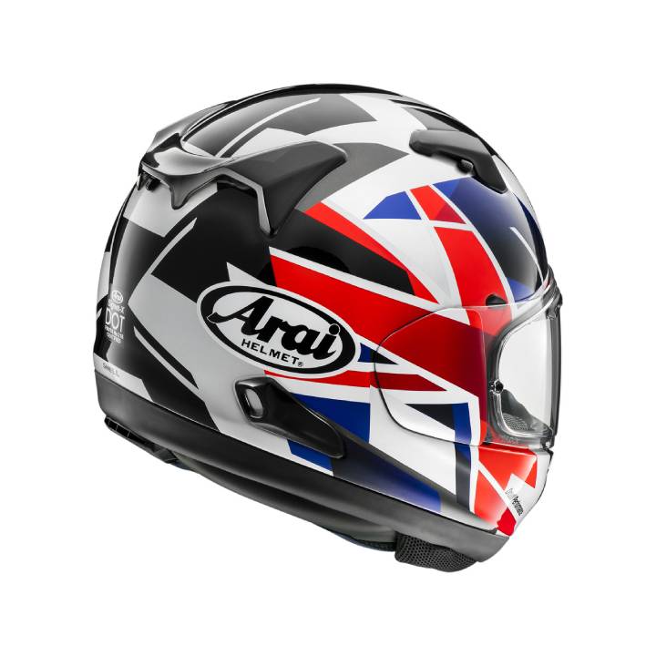 Casco Arai Signet X Flag UK