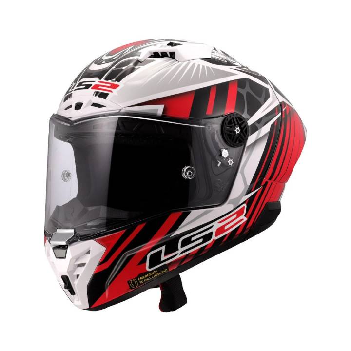 Casco LS2 FF805 Thunder GP Aero Perolari Carbón