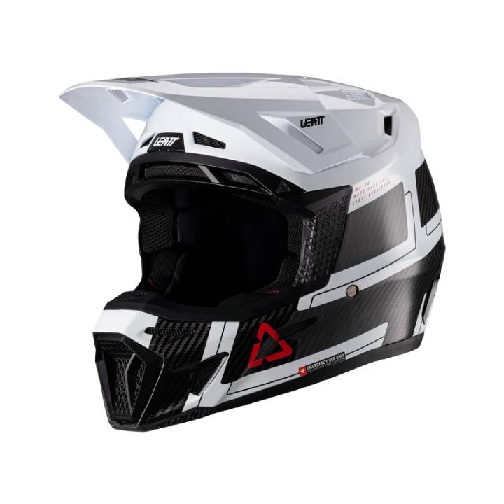 Casco Leatt  Kit Moto 9.5 Carbon y 6.5 Cryztal goggle V26