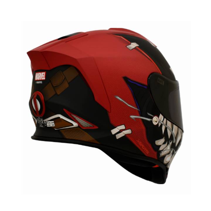 Casco X-Sports V151 Marvel Venom Deadpool