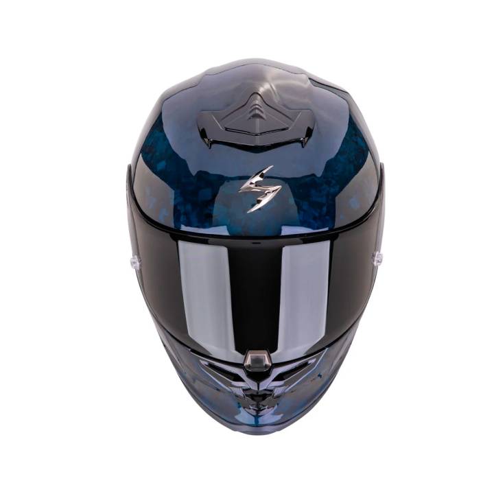 Casco Scorpion EXO-R1 Evo Onyx Air Carbon Azul