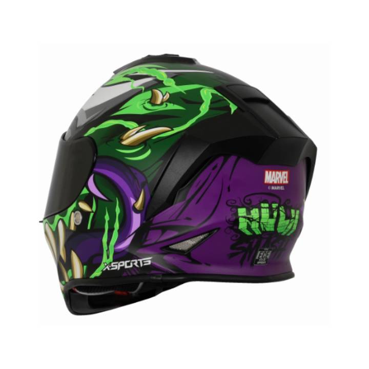 Casco X-Sports V151 Marvel Hulk