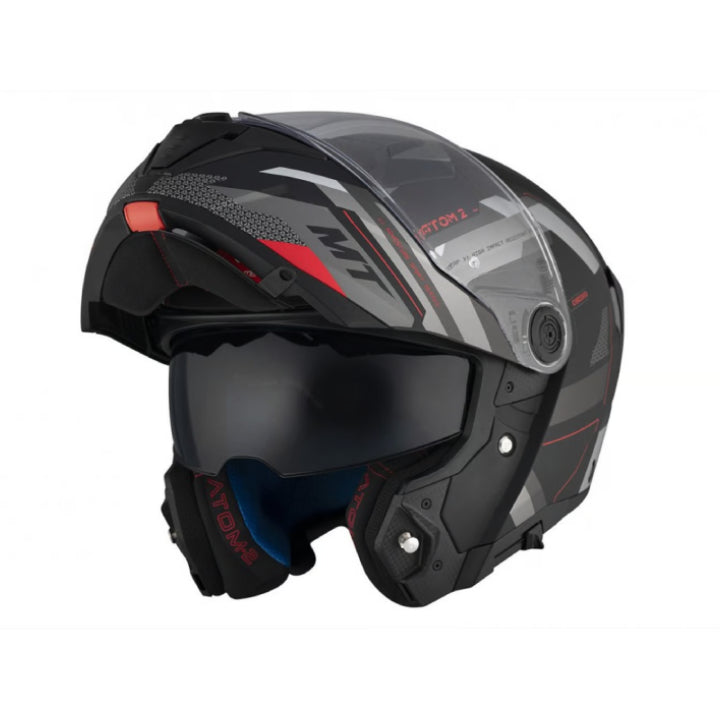 Casco MT Atom 2 SV Bast Rojo Mate