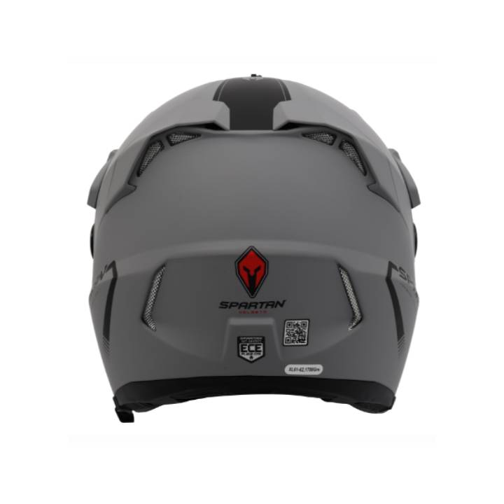Casco Spartan Wolf DS Gris Mate