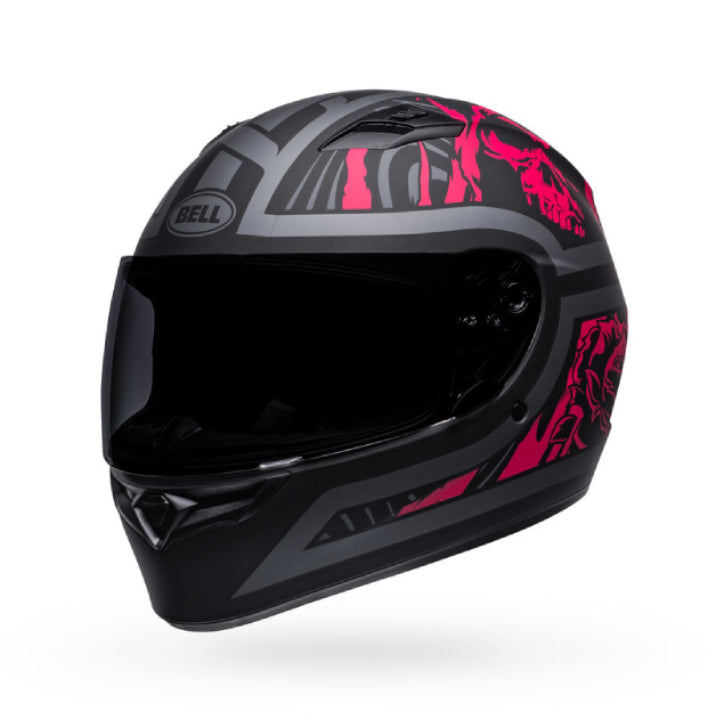 Casco Bell Qualifier Rebel Mat Negro Rosa