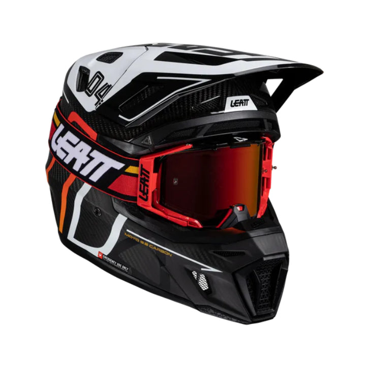 Casco Leatt Kit Moto 9.5 Carbon y 6.5 Iriz goggle V25