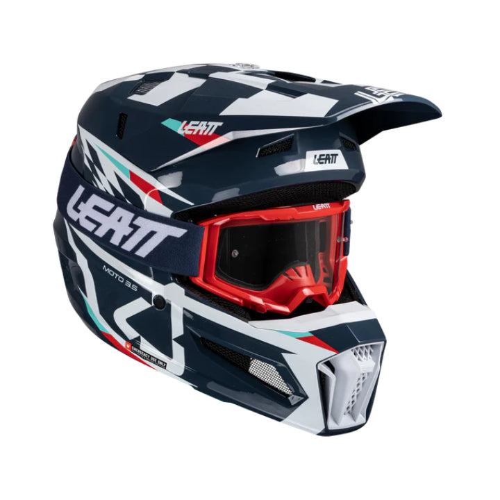 Casco Leatt Kit Moto 3.5 y Goggles 3.5 V25