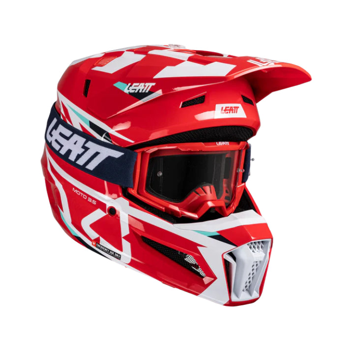 Casco Leatt Kit Moto 3.5 y Goggles 3.5 V25