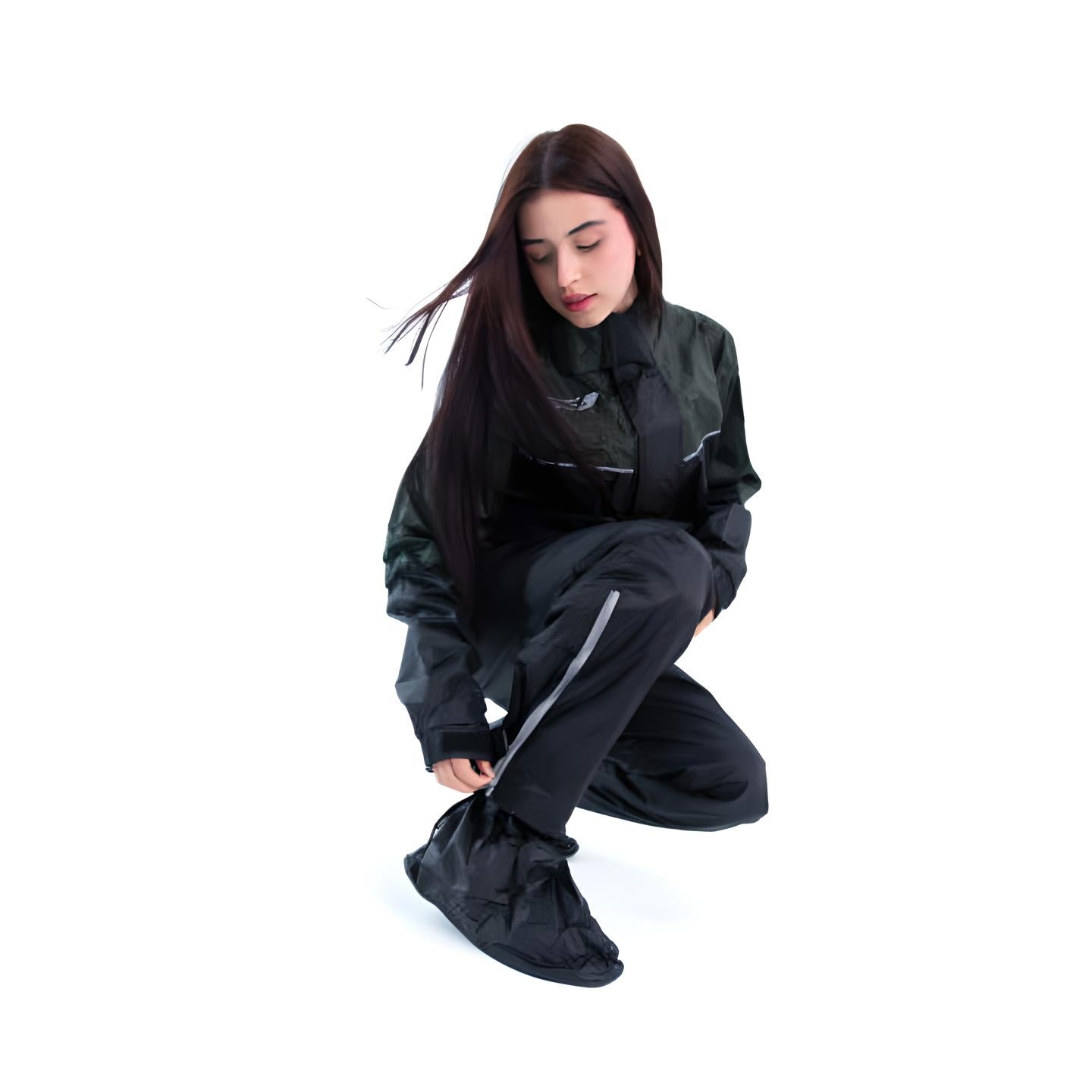 Impermeable V3Trox Mujer Premium Verde