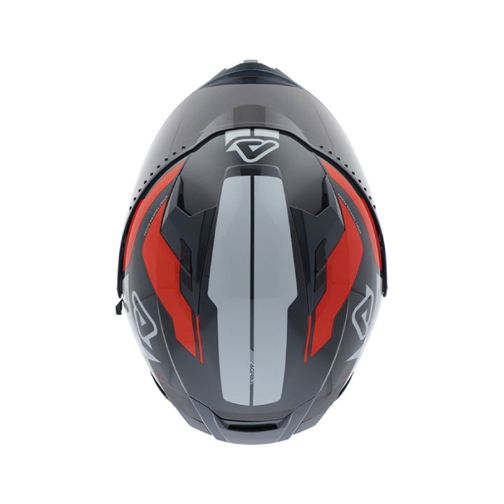 Casco Acerbis X-Way Graphic Naranja/ Gris