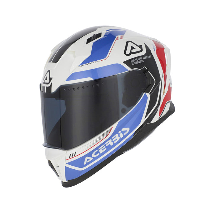 Casco Acerbis X-Way Graphic Blanco/Azul