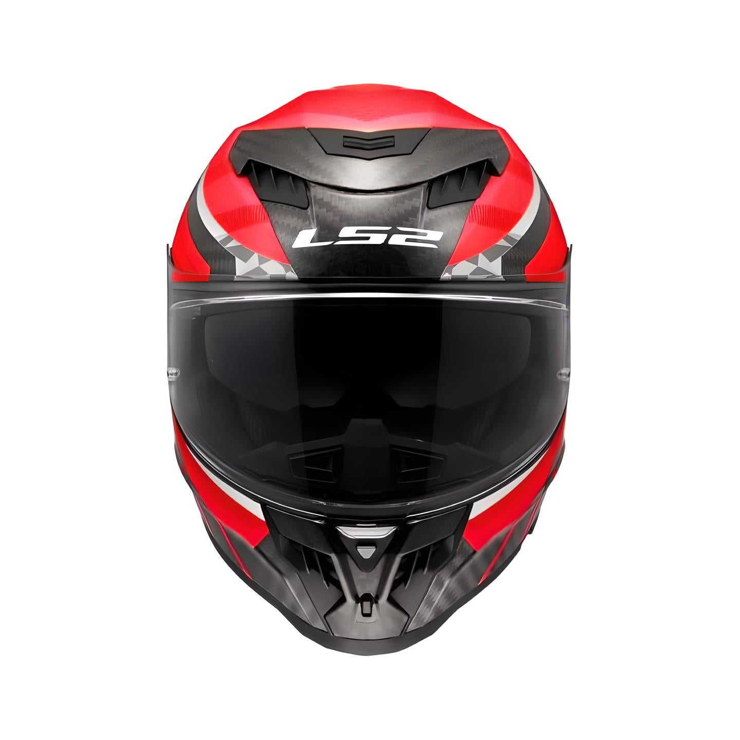 Casco LS2 FF807 DRAGON Solid Carbon 6k Trax