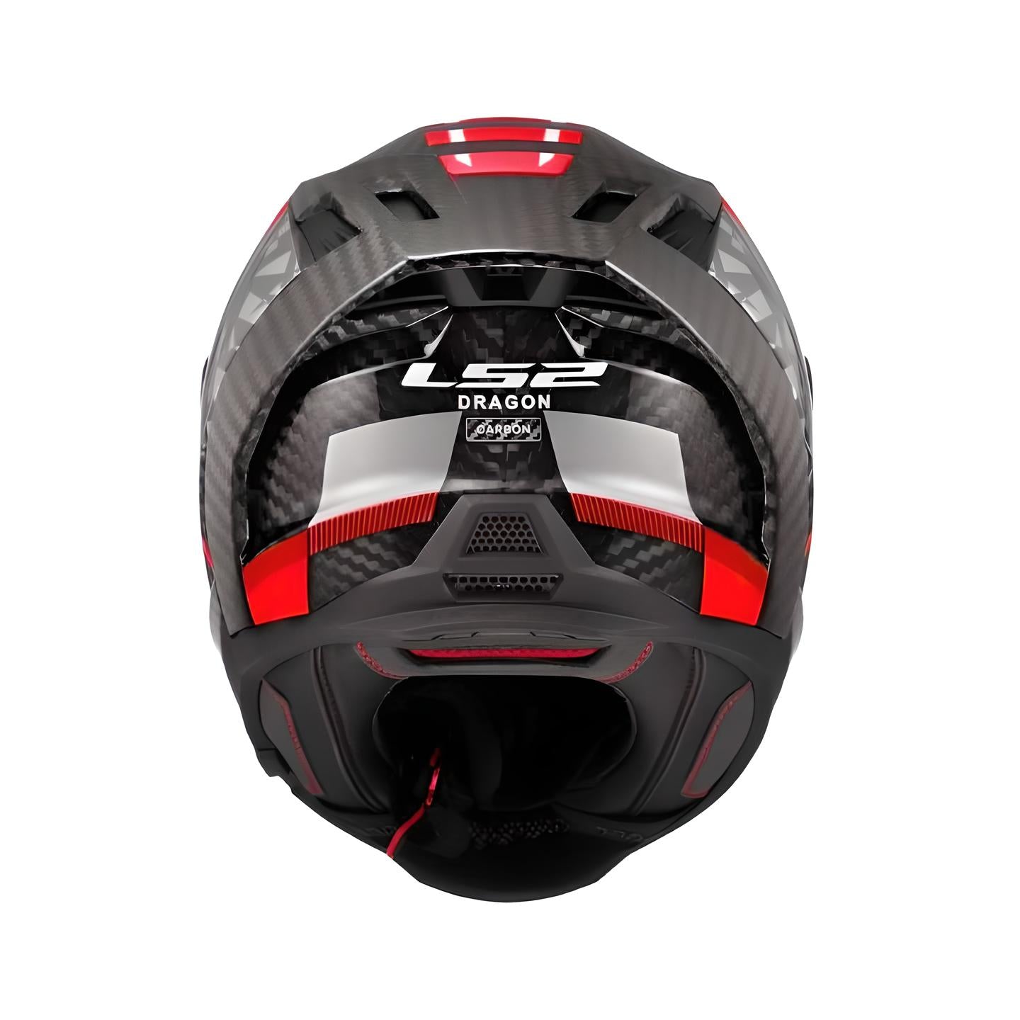 Casco LS2 FF807 DRAGON Solid Carbon 6k Trax