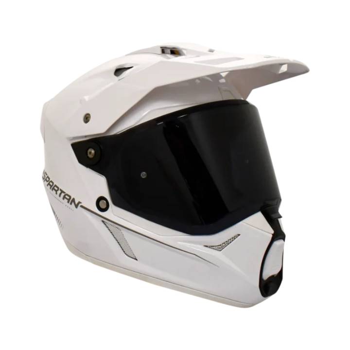 Casco Spartan Wolf DS Blanco Brillante