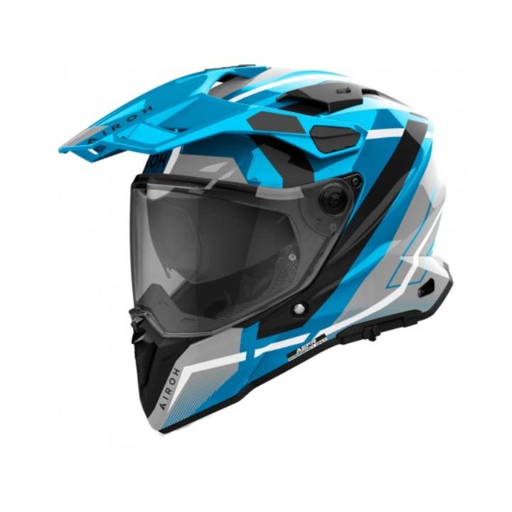 Casco Airoh Commander 2 Mavick Azul Brillo