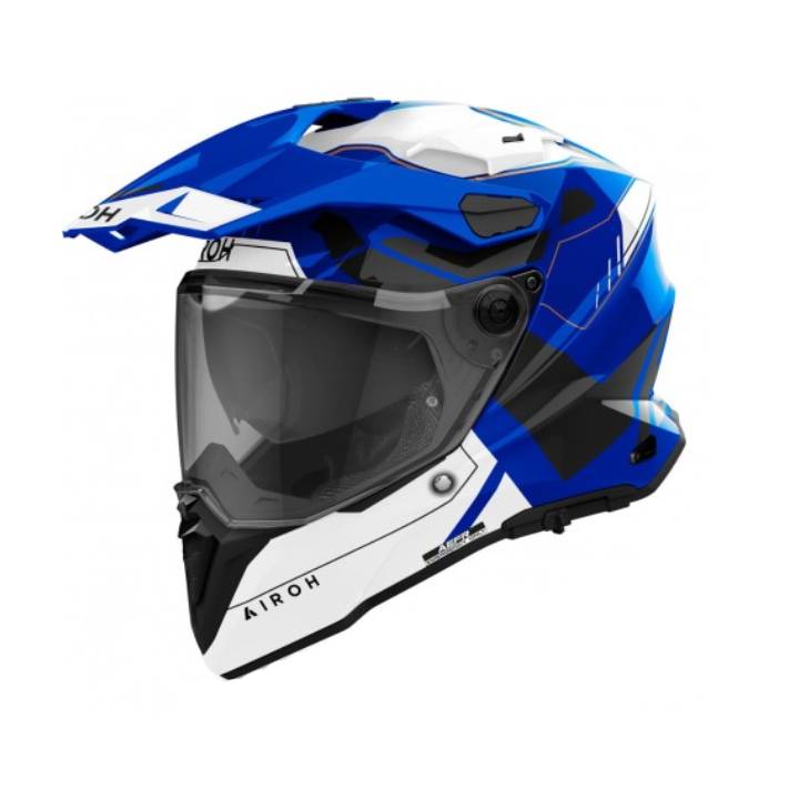 Casco Airoh Commander 2 Reveal Azul Brillo