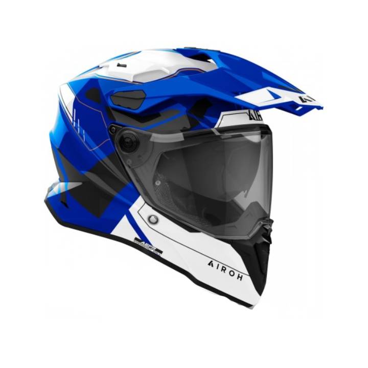 Casco Airoh Commander 2 Reveal Azul Brillo