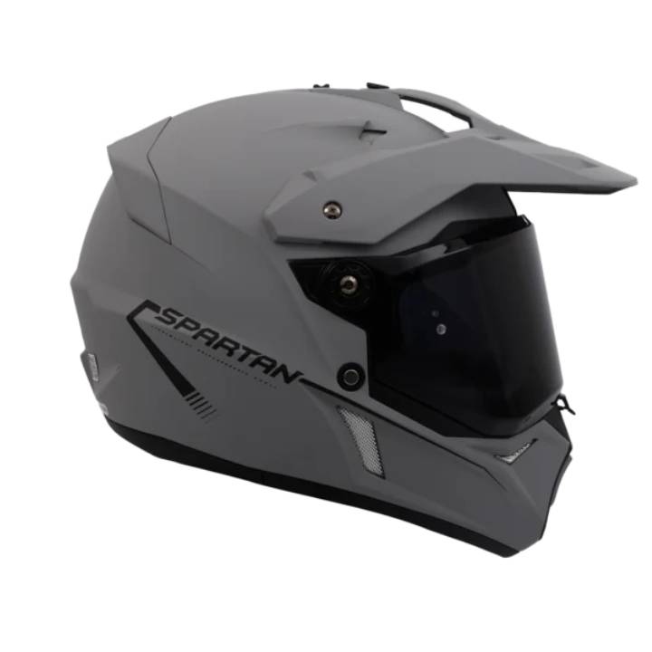 Casco Spartan Wolf DS Gris Mate
