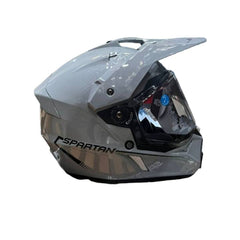 Casco Spartan Wolf DS Gris Brillo