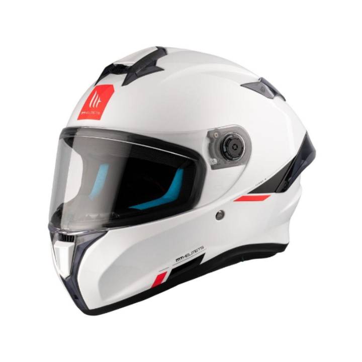 Casco MT Targo S Solid Blanco Perla