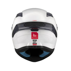 Casco MT Targo S Solid Blanco Perla