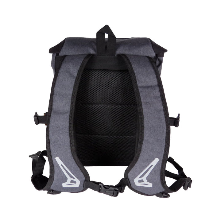 Morral Pigmalion Portacasco Impermeable Para Moto Gris