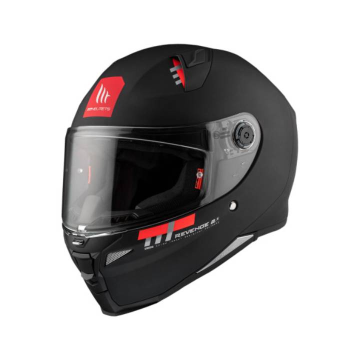 Casco MT Revenge 2 S Solid Negro Mate