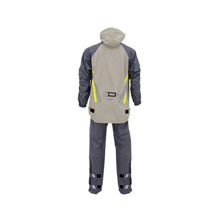 Impermeable Fireparts Tsunami Gris Amarillo