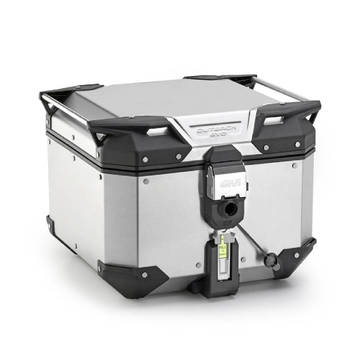 Maleta Givi Trekker Outback Evo Smart Anodizado 42 LTS Monokey + Cerradura