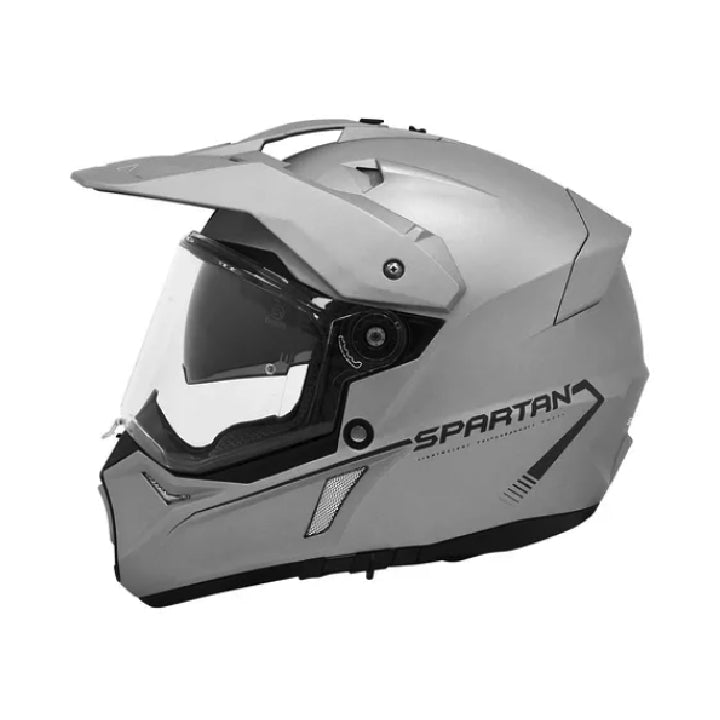 Casco Spartan MX803 Wolf DS Gris Mate