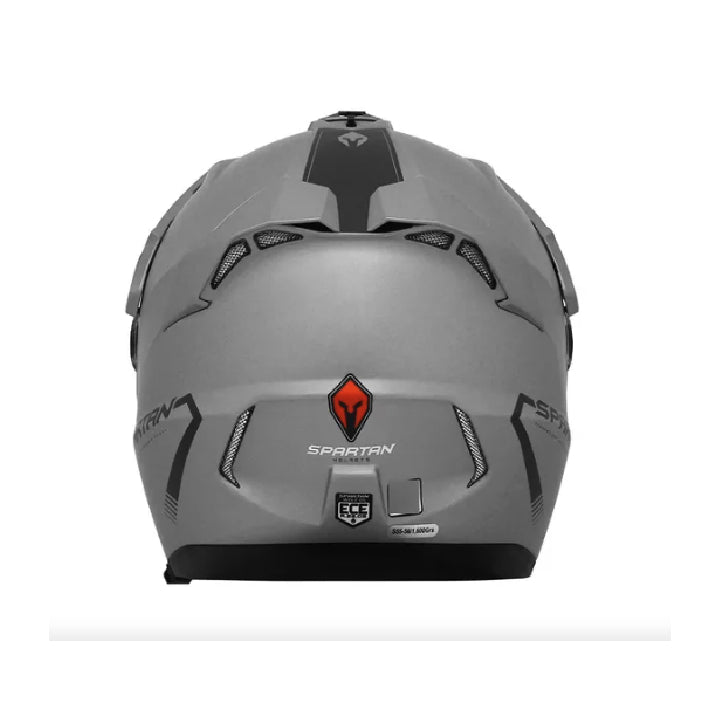 Casco Spartan MX803 Wolf DS Gris Mate