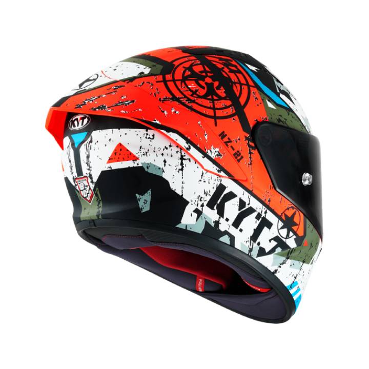 Casco KYT NZ Race Blazing