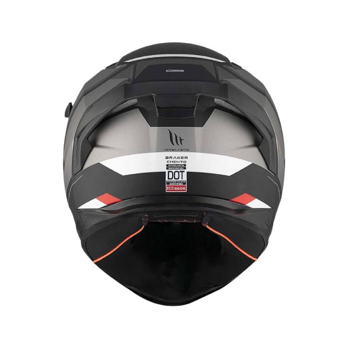 Casco MT Braker SV Chento Gris Brillo