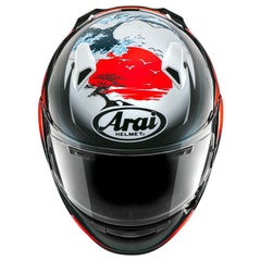 Miniature Casque Arai Sato 2004 – Échelle 1/2 – Article De Collection D'occasion